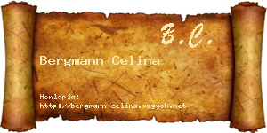 Bergmann Celina névjegykártya
